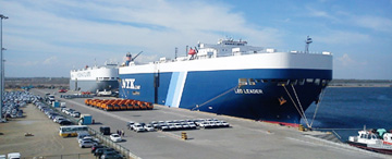 A dockyard at Hambantota Port