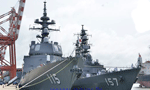 Japanese naval ships arrive at Colombo port