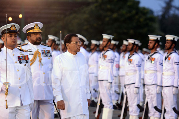 President at passing out parade in Trincomalee