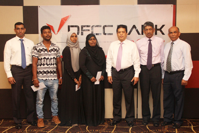 DFCC BANK REWARDS WINNERS FROM DUBAI CONCERT RAFFLE DRAW