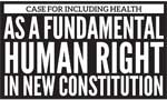 Case for including health as a fundamental human right in new Constitution