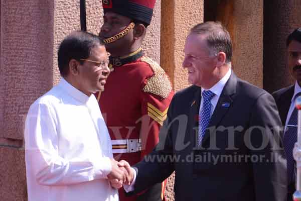 President meets John Key