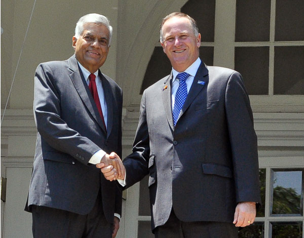 Ranil meets John Key