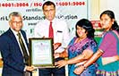 Convenience Foods receives ISO certification for environmental management