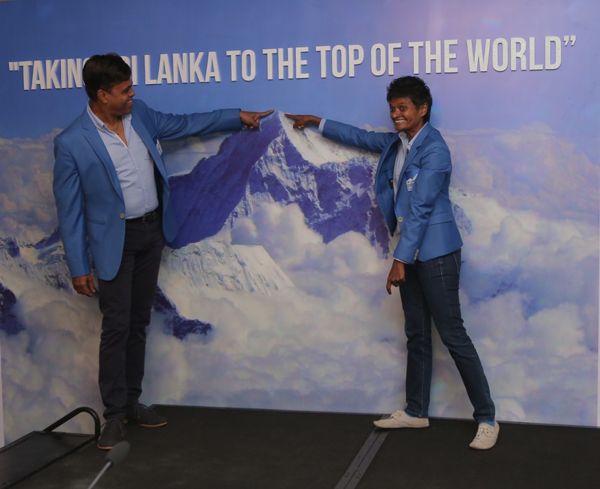 JayanthiKuru-Utumpalaand Johann Peries - the first Sri Lankans to attempt to reach the summit of Mt.