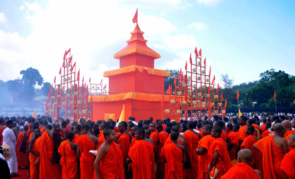 Last rites of Venerable Galagama Sri Attadassi Thera