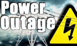 Power disruption in certain areas 