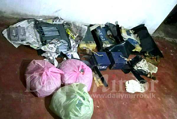 Explosives found in Chavakachcheri house          