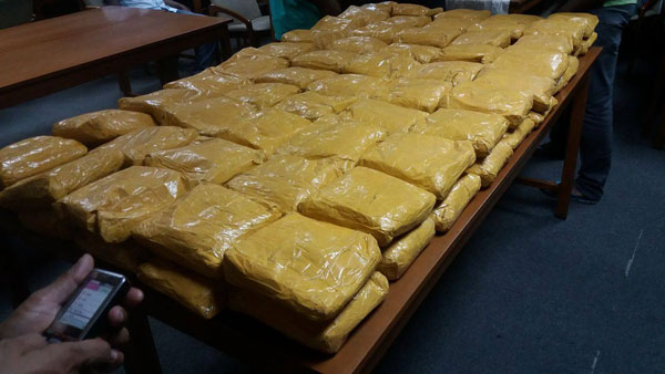 Largest ever heroin haul in the sea