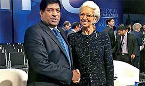 FinMin meets IMF chief