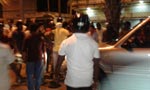 Ministry jeep- three wheeler crash, injures five