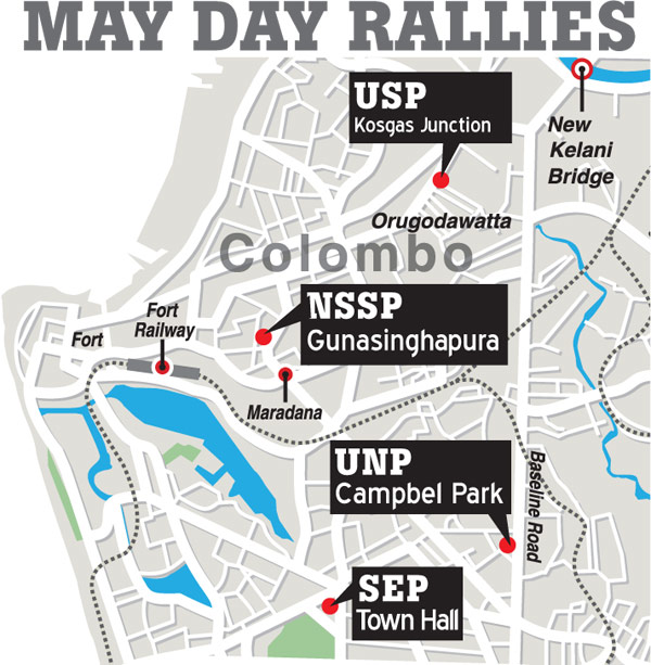 May Day rallies