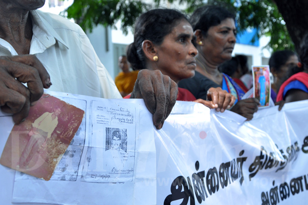 Video: Families of disappeared protest against white van abductions