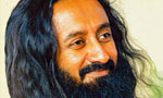 Spiritual leader Ravi Shankar arrives in SL