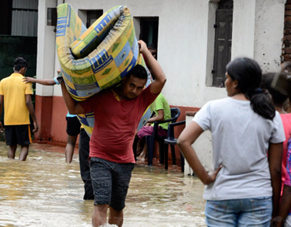 Flood havoc