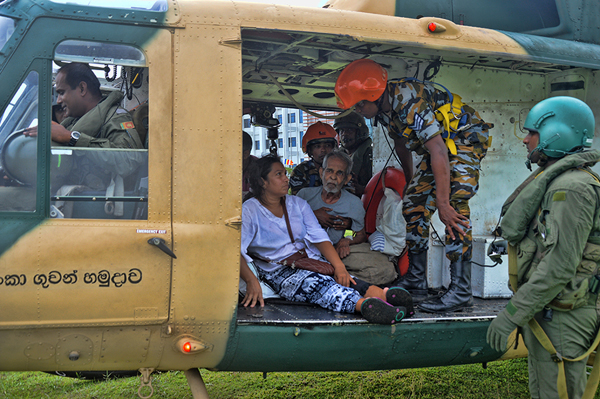 SLAF continues relief operations