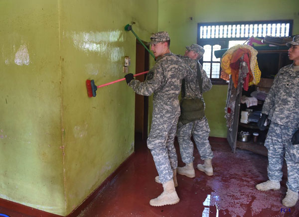 US cadets assist with flood relief