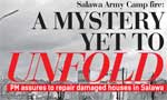 Salawa Army Camp fire: A mystery yet to unfold