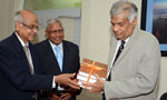 Copy of latest volume of Mahavansa presented to PM