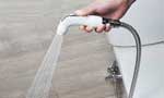 Bidet showers replaced with tissues at BIA washrooms
