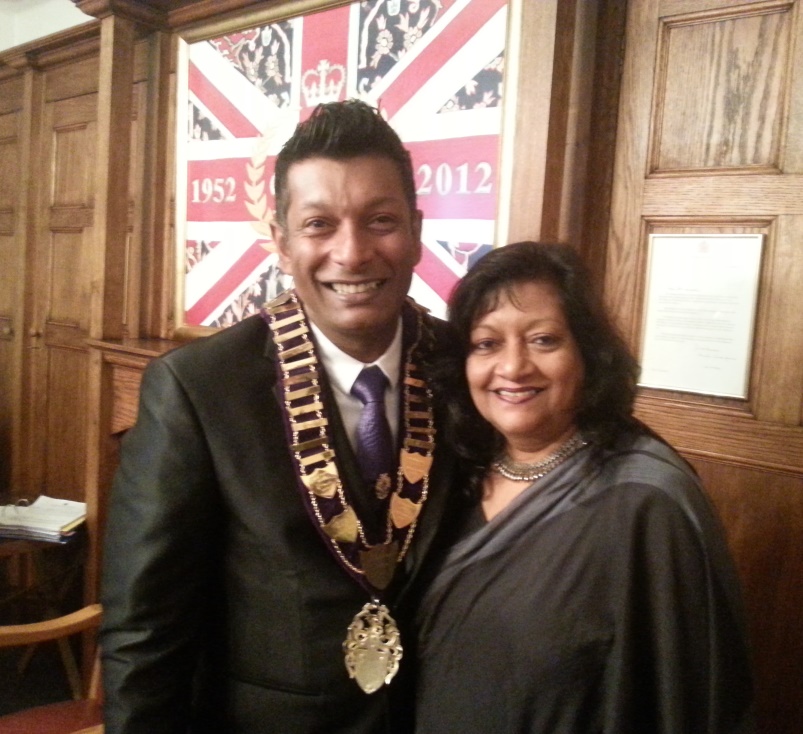 Sri Lankan born SahranAbeysundara elected as Haslemere's Town Mayor