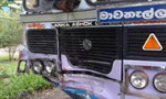 Three killed in bus-van collision in Kegalle