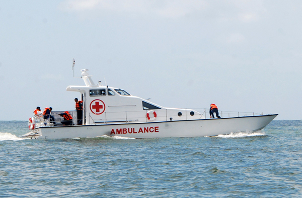 Navy’s ambulance water craft completes its 100th journey