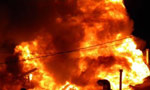 Peradeniya Uni building catches fire