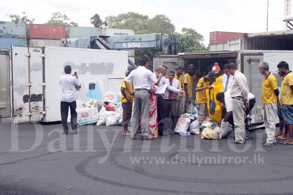 Customs seizes two freezers