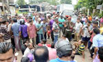 Protest in Kosgama-Salawa