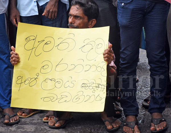 Don’t look the other way, protesters tell minister