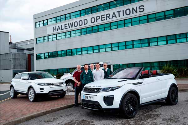 RANGE ROVER EVOQUE HITS FIVE YEARS OF UK PRODUCTION