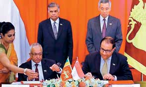 SL-Singapore free trade pact talks begin