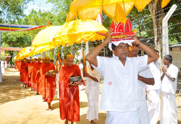 Alms giving by rehabilitated drug addicts