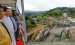 President enshrines relics on Moragahakanda dam