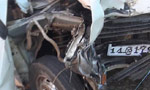 Five cops injured in accident