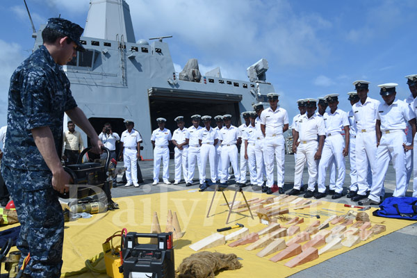 US conducts PASSEX with SL Navy  