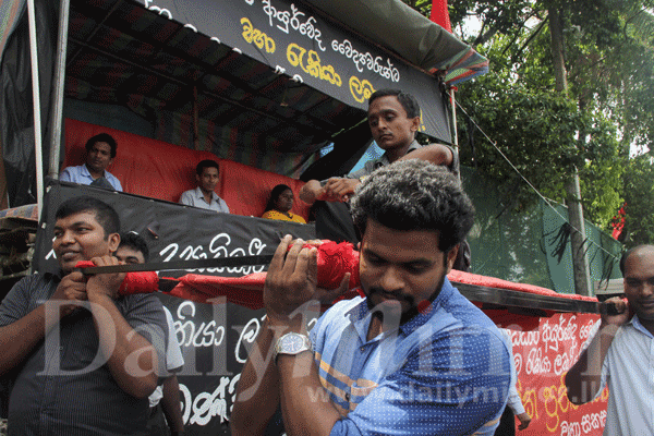 Ayurveda protest march