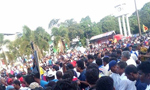 Paada Yathrawa goes to Hyde Park, holds rally at Lipton Circus