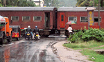 Three killed in motorbike-train collision