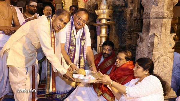 President in Tirupati