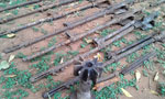 Cache of weapons unearthed in Omanthai