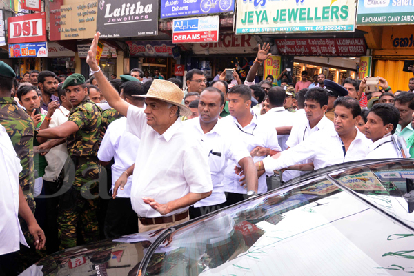 UNP membership drive campaign in Hatton