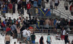 Teargas fired at protestors outside Dambulla Stadium