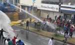 Police teargas protesting students   