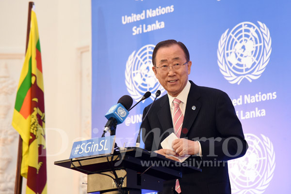 No double standards: Ki-moon