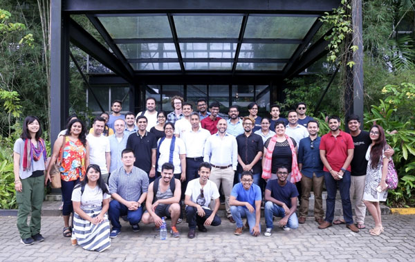 TEDx Colombo 2016 delegates visit the Hirdaramani flagship green facility in Agalawatta