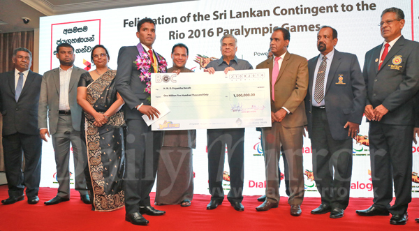 Javelin thrower Priyantha Herath rewarded