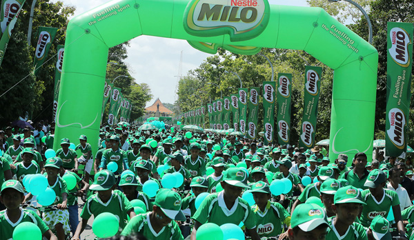 Milo Cycle Parade paints Colombo green with one thousandMilo cycles on World Children’s Day