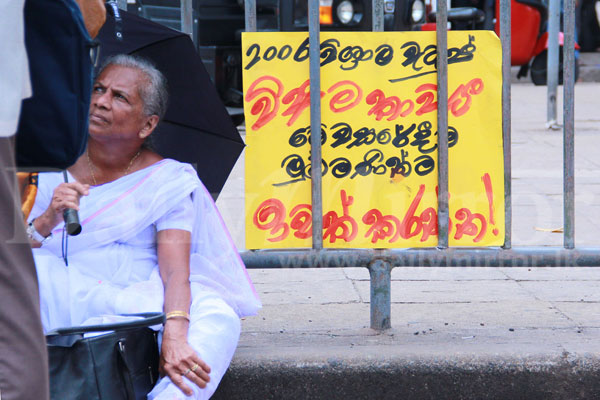 Pensioners protest